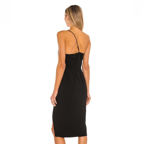 Lovers and Friends Lazo Midi Dress in Black - Picture 3 of 3
